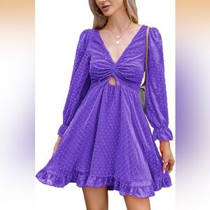 Elegant Purple Dress